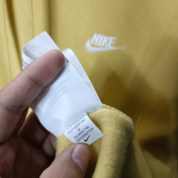 NIKE AIR CLUB PULLOVER HOODIE MEN'S US SIZE MEDIUM MINT CONDITION "USED ITEM" - Picture 7 of 11